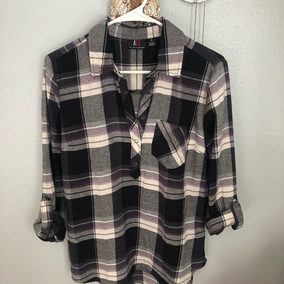 ALC- At Last Classics Small Half Button Flannel - Picture 7 of 10